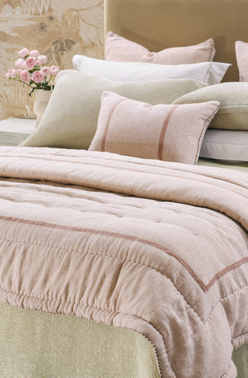 Bianca Lorenne - Luchesi Pink Clay Comforter - (Cushion - Eurocases Sold Separately)